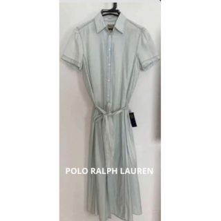 ポロラルフローレン(POLO RALPH LAUREN)のPOLO ラルフローレン　デニムワンピ　小さめサイズ　ワンピース　米国購入　新品(その他)