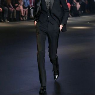 17ss SAINT LAURENT PARIS スモーキングスラックス