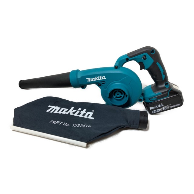 Makita(マキタ)の＊＊MAKITA マキタ 18V 充電式ブロワ バッテリ1個付 (充電器なし） UB185D ブルー インテリア/住まい/日用品のインテリア/住まい/日用品 その他(その他)の商品写真