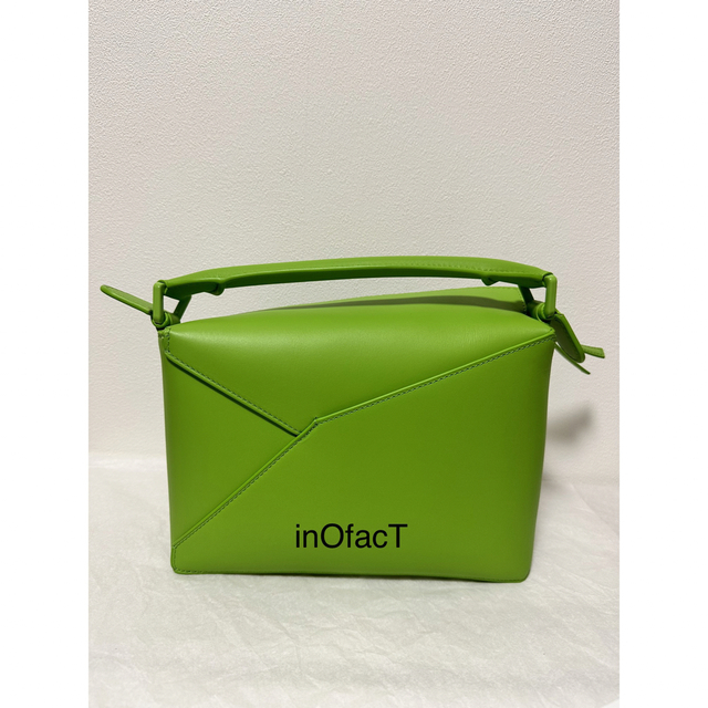 LOEWE - 緑 ピーグリーングレーズ LOEWE ロエベ パズルエッジ スモール