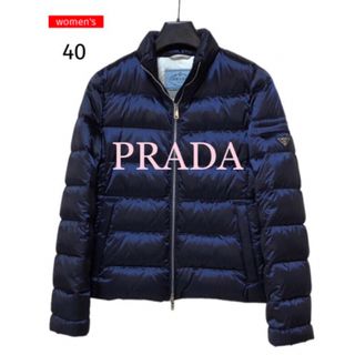 新品PRADA  ジャケット レディース ネイビー　42 LからXL