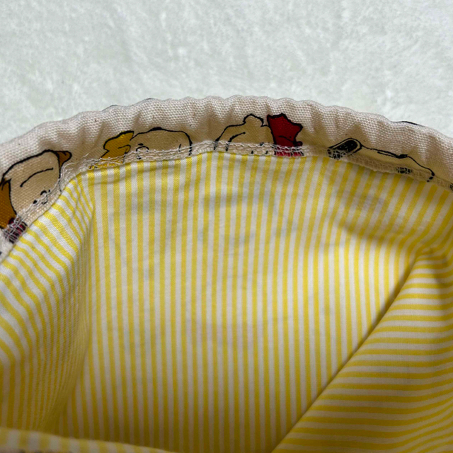 SNOOPY(スヌーピー)のハンドメイド⭐️スヌーピ　巾着セット　コップ入れ ハンドメイドのハンドメイド その他(その他)の商品写真