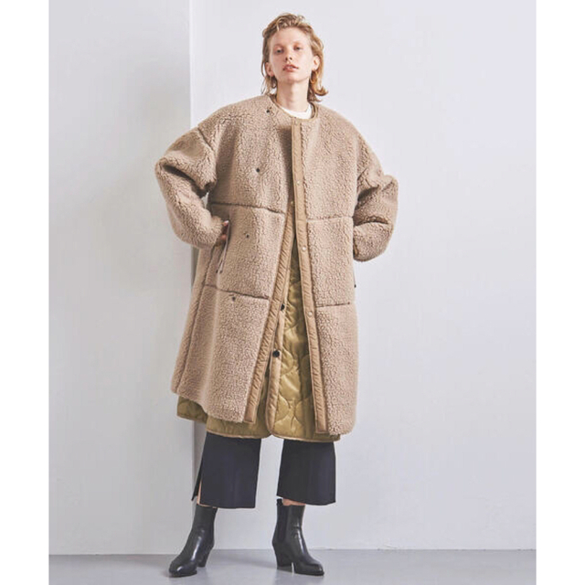 ❤️美品❤️HYKE❤️FAUX SHEARLING COAT◇ボアコート
