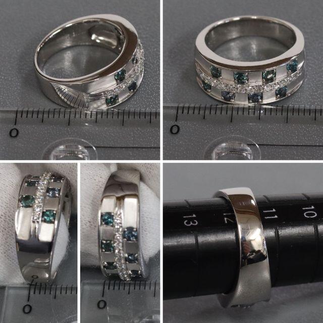 K18WGカラーチェンジガーネットダイヤモンドリング G0.57 9.2g | www