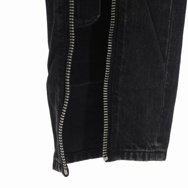 ジョンローレンスサリバン  BLEACHED DENIM ZIPPED PANT