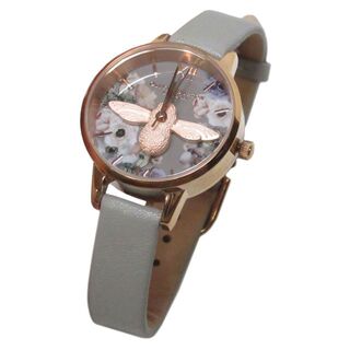 【新品】オリビア バートン 腕時計 OB16PP43 レザーベルト(腕時計)