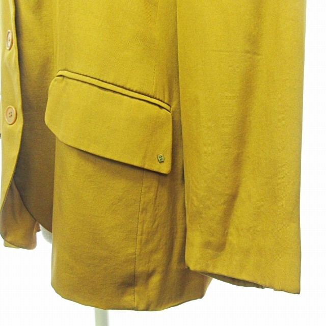 AIGNER(アイグナー)のアイグナー Etienne テーラードジャケット ブレザー シルク キャメル44 レディースのジャケット/アウター(テーラードジャケット)の商品写真