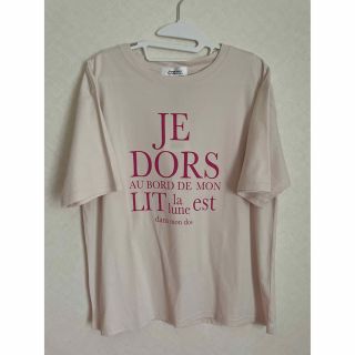 Arpege story ロゴTシャツ(JEDORS) ピンク M