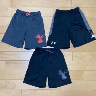 アンダーアーマー(UNDER ARMOUR)の【匿名配送】UNDER ARMOUR キッズ YMD ハーフパンツ　3枚組(パンツ/スパッツ)