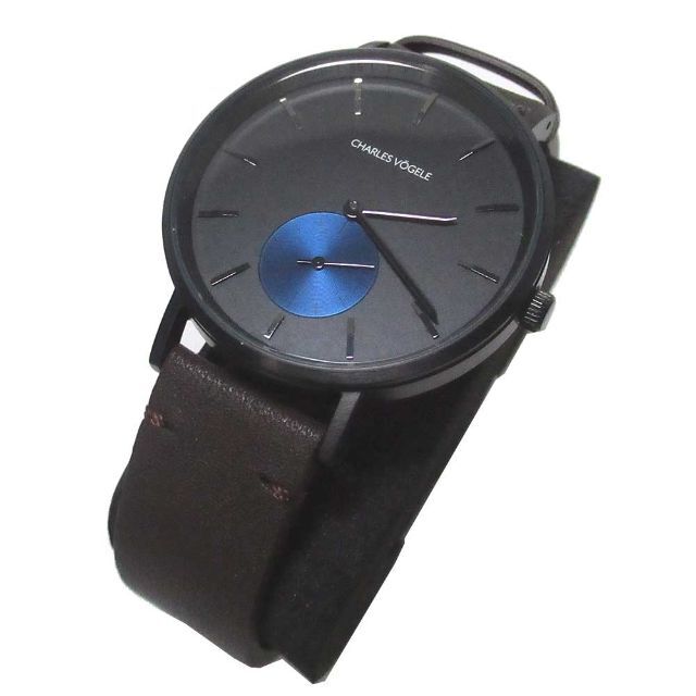 【新品】シャルルホーゲル 腕時計 V0720-B43 クオーツ レザーベルト