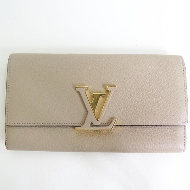 【SALE❣️】Louis Vuitton カプシーヌ 長財布 ベージュ LV財布