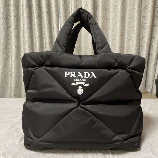PRADA - PRADA プラダ　パデッド　Re Nylon トートバッグ　ブラック