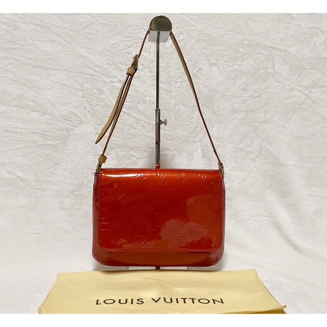 超美品! LOUIS VUITTON ヴェルニ トンプソンストリート レッド 赤