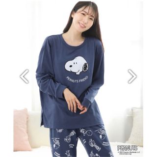 エメフィール(aimer feel)のPEANUTS スヌーピー ロンTセット　Ｓサイズ／aimerfeel 【新品】(ルームウェア)