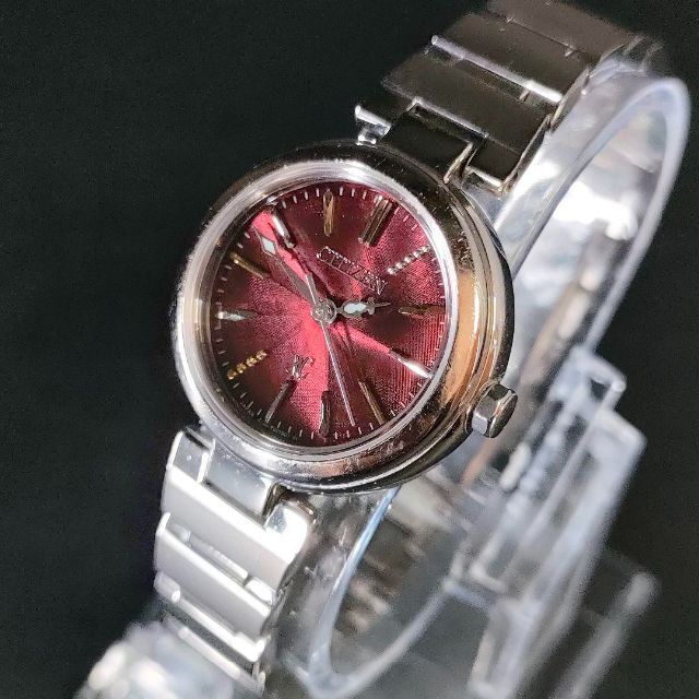 ファッション小物極美品【稼働品】CITIZEN　シチズン　XC　J730　ブラウン　ソーラー