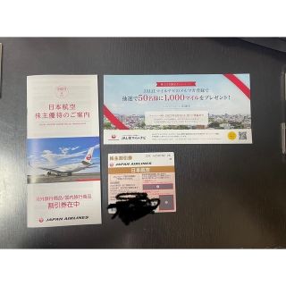 ジャル(ニホンコウクウ)(JAL(日本航空))のJAL株主優待1枚(航空券)