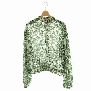 クラネ FLORET OPAL TOPS 花柄オパールハイネックトップス(カットソー(長袖/七分))