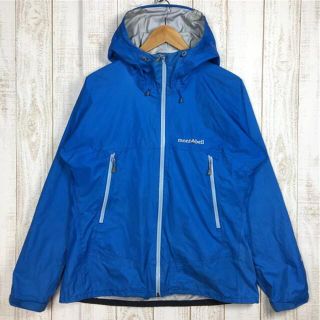 WOMENs XL モンベル レインダンサー ジャケット ゴアテックス レインシェル フーディ MONTBELL 1128341 ブルー系