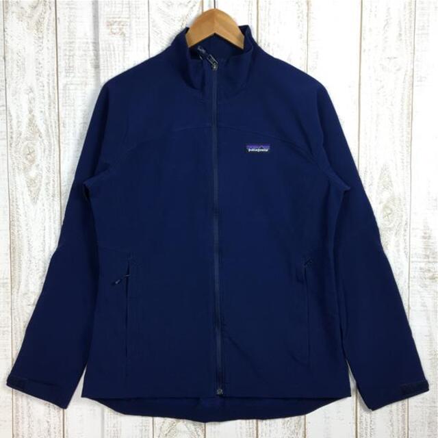 patagonia(パタゴニア)のWOMENs M  パタゴニア アズ ジャケット Adze Jacket ソフトシェル ポーラテック ウィンドブロック 企業刺繍 ユニフォーム PATAGONIA 83545 CNY Classic Blue ネイビー系 レディースのファッション小物(その他)の商品写真