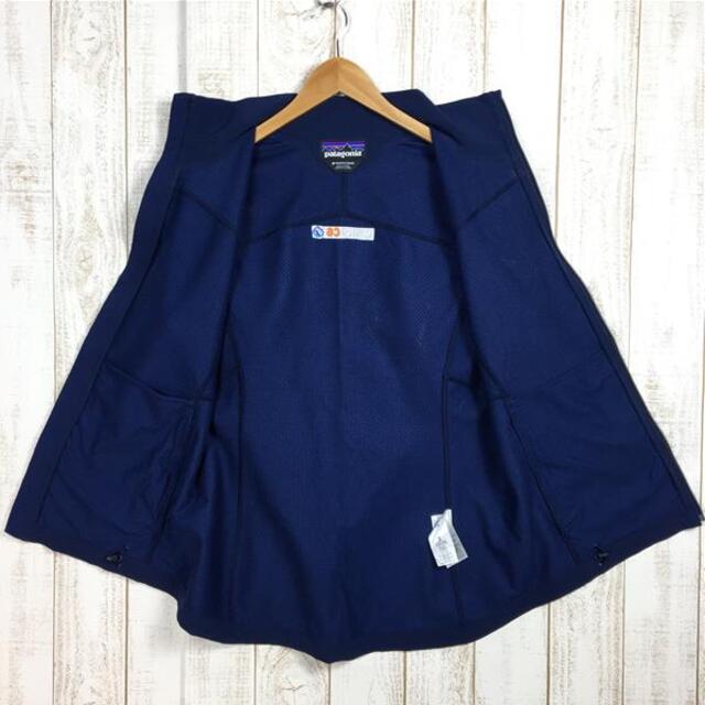 patagonia(パタゴニア)のWOMENs M  パタゴニア アズ ジャケット Adze Jacket ソフトシェル ポーラテック ウィンドブロック 企業刺繍 ユニフォーム PATAGONIA 83545 CNY Classic Blue ネイビー系 レディースのファッション小物(その他)の商品写真