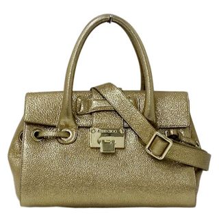 ジミーチュウ JIMMY CHOO バッグ レディース ブランド ハンドバッグ ショルダーバッグ 2wayバッグ ロザリー レザー ゴールド  メタリック おしゃれ