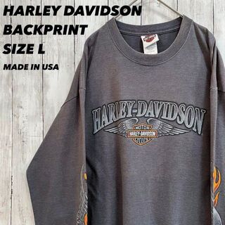 ハーレーダビッドソン プリントTシャツ メンズのTシャツ・カットソー 