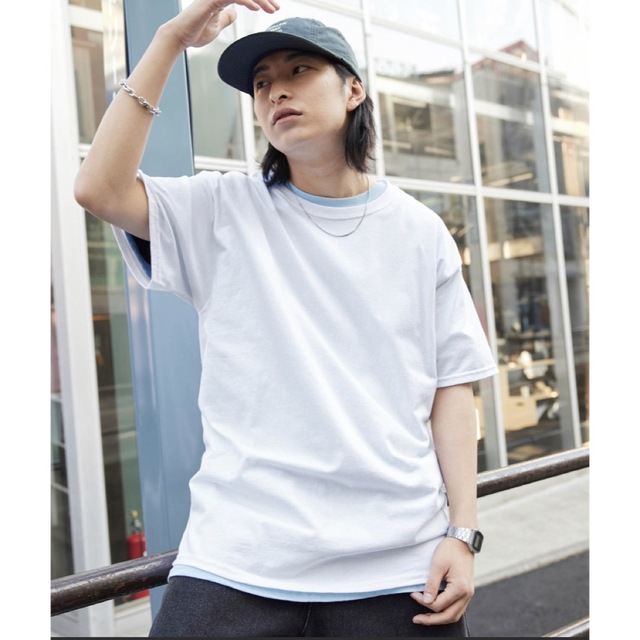 Champion(チャンピオン)の【期間限定価格】チャンピオン　オーバーサイズ コットンS/S TシャツL メンズのトップス(Tシャツ/カットソー(半袖/袖なし))の商品写真