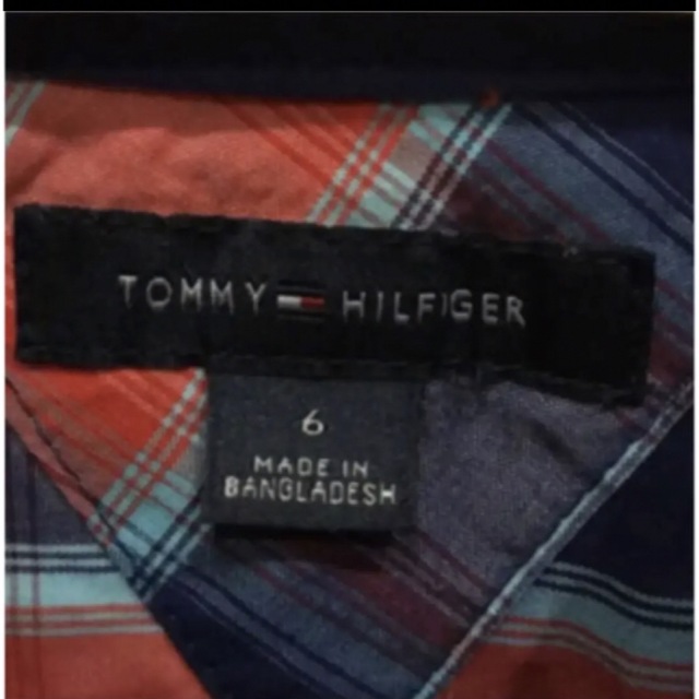 TOMMY HILFIGER(トミーヒルフィガー)のTOMMY HILFIGER  チェックシャツ　半袖　110㎝ キッズ/ベビー/マタニティのキッズ服男の子用(90cm~)(その他)の商品写真