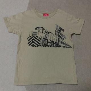 オジコ(OJICO)のオジコ(OJICO) 電車 鉄道 Tシャツ 世界地図 10A  130ｰ140(Tシャツ/カットソー)