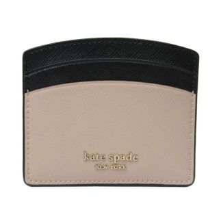 ケイトスペードニューヨーク(kate spade new york)の【新品】ケイトスペード カードケース PWR00277-195(ベージュ系)(名刺入れ/定期入れ)