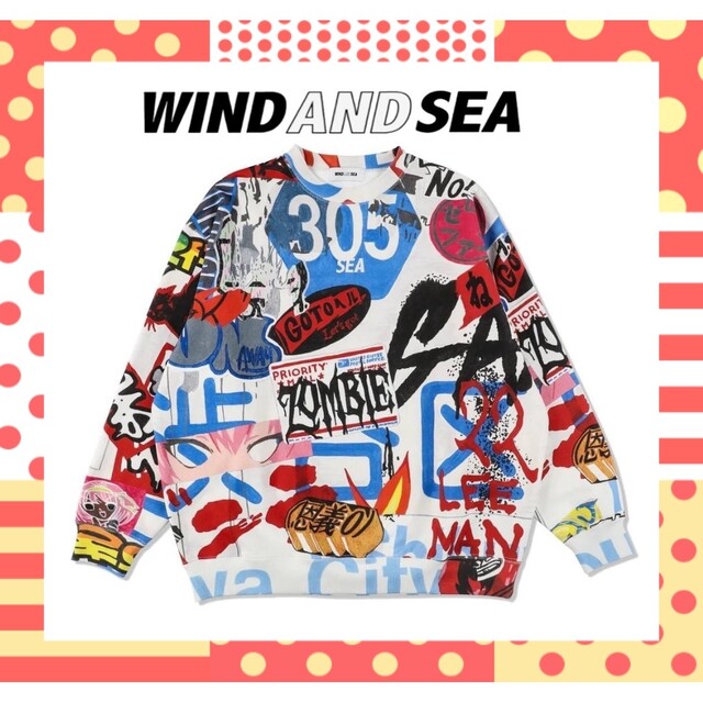 WIND AND SEA - LEE KANKYO x WDS CREW NECK / WHITEの通販 by