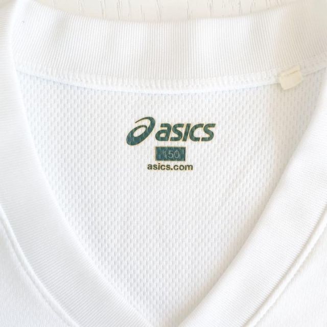 asics(アシックス)のタンクトップ ASICS 150cm 薄地 おしゃれ ホワイト スポーツ ウェア キッズ/ベビー/マタニティのキッズ服男の子用(90cm~)(Tシャツ/カットソー)の商品写真