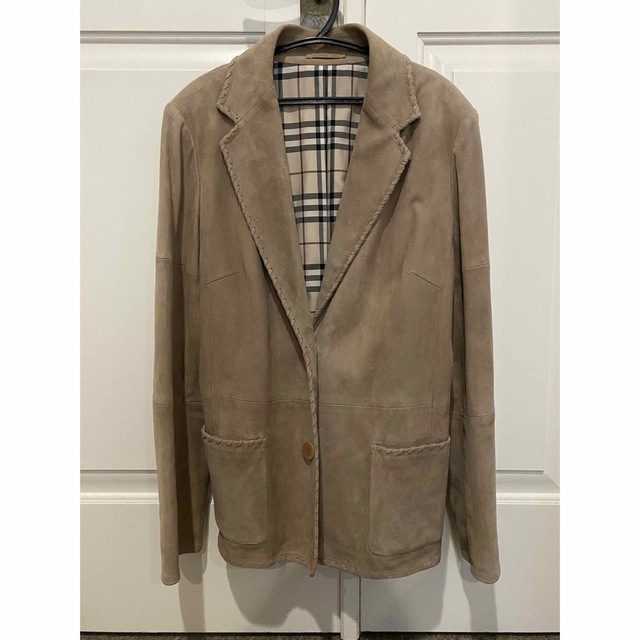 BURBERRY(バーバリー)のバーバリー　スウェード　ジャケット レディースのジャケット/アウター(テーラードジャケット)の商品写真