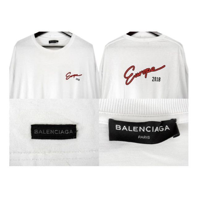 Balenciaga(バレンシアガ)のバレンシアガBALENCIAGA■18SSヨーロッパプリントTシャツ メンズのトップス(Tシャツ/カットソー(半袖/袖なし))の商品写真