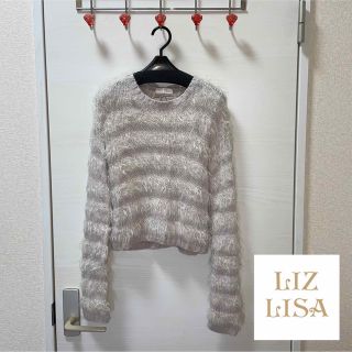 リズリサ(LIZ LISA)の【即日発送】【匿名配送】リズリサ　背中のリボンが可愛いニット(ニット/セーター)