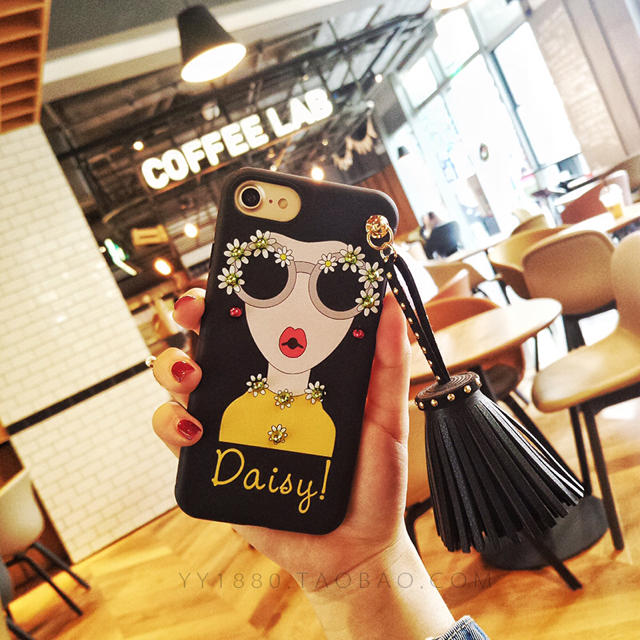 iPhone6/6s/7 ケース スタッズ タッセル 韓国ガールの通販 by made_world's shop|ラクマ