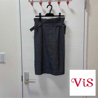 ヴィス(ViS)の【即日発送】【匿名配送】 VIS チェック柄タイトスカート(ひざ丈スカート)