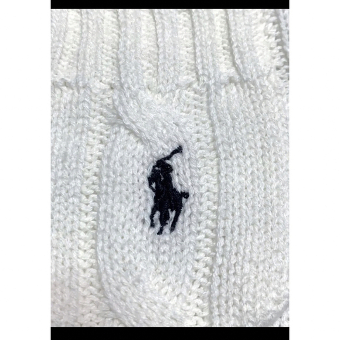 Ralph Lauren(ラルフローレン)の【新品】 ラルフローレン ピマコットン ケーブル 半袖 ニット  NO1202 レディースのトップス(ニット/セーター)の商品写真