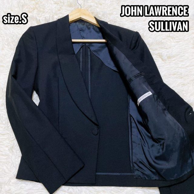 JOHN LAWRENCE SULLIVAN(ジョンローレンスサリバン)のジョンローレンスサリバン テーラードジャケット モヘヤ混 ブラック 34 S メンズのジャケット/アウター(テーラードジャケット)の商品写真