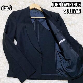 ジョンローレンスサリバン(JOHN LAWRENCE SULLIVAN)のジョンローレンスサリバン テーラードジャケット モヘヤ混 ブラック 34 S(テーラードジャケット)