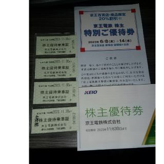 京王電鉄株主優待乗車証、株主優待冊子と割引券