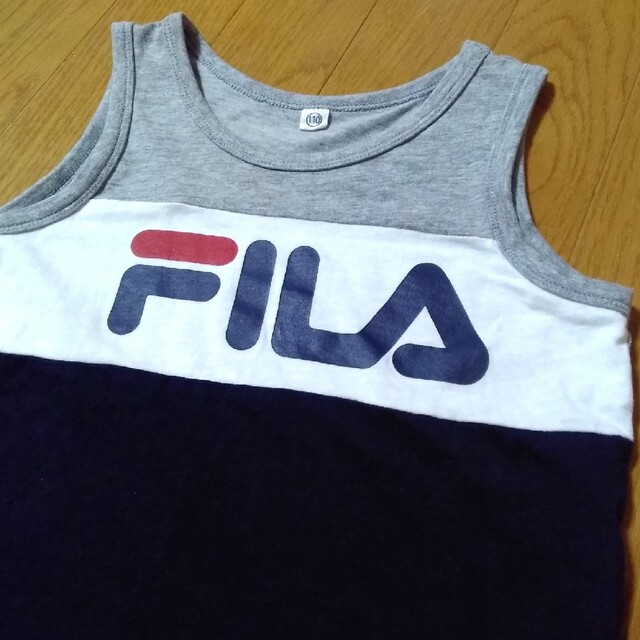 FILA(フィラ)の110cm☆FILA/Disney カーズ タンクトップ Tシャツ 2点セット キッズ/ベビー/マタニティのキッズ服男の子用(90cm~)(Tシャツ/カットソー)の商品写真