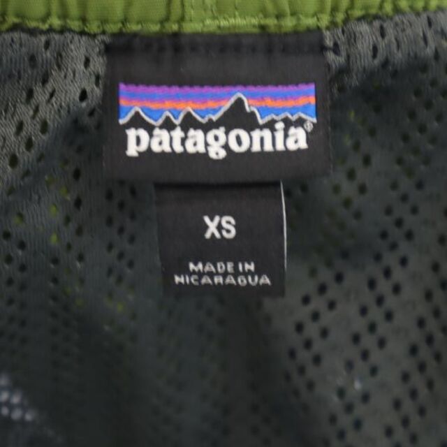 patagonia(パタゴニア)のパタゴニア ナイロン アウトドアショートパンツ XS グリーン系 patagonia ロゴ刺繍 メンズ 【中古】  【230519】 メンズのパンツ(ワークパンツ/カーゴパンツ)の商品写真