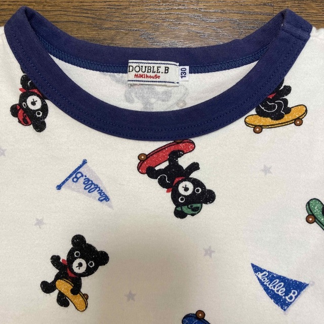 DOUBLE.B(ダブルビー)の★ミキハウス★ダブルビー★スケボーBくん★130 半袖Tシャツ キッズ/ベビー/マタニティのキッズ服男の子用(90cm~)(Tシャツ/カットソー)の商品写真