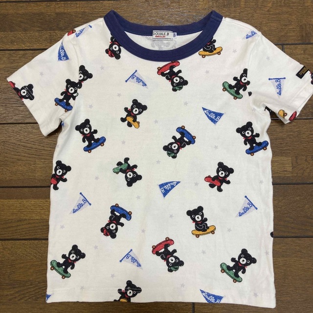 DOUBLE.B(ダブルビー)の★ミキハウス★ダブルビー★スケボーBくん★130 半袖Tシャツ キッズ/ベビー/マタニティのキッズ服男の子用(90cm~)(Tシャツ/カットソー)の商品写真