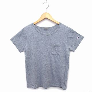 チャンピオン(Champion)のチャンピオン カットソー Tシャツ ボートネック コットン 綿 ロゴ 半袖 S (Tシャツ(半袖/袖なし))