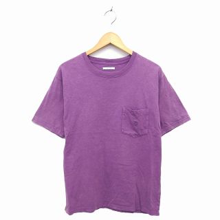 ベイフロー(BAYFLOW)のベイフロー カットソー Tシャツ クルーネック コットン 綿 リブ 刺繍 半袖 (Tシャツ/カットソー(半袖/袖なし))