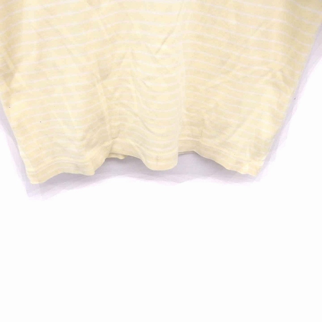 LACOSTE(ラコステ)のラコステ 国内正規品 カットソー Tシャツ ボーダー 半袖 42 イエロー レディースのトップス(カットソー(半袖/袖なし))の商品写真