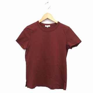 プラステ(PLST)のプラステ カットソー Tシャツ クルーネック コットン 綿 スリット 無地 半袖(Tシャツ(半袖/袖なし))