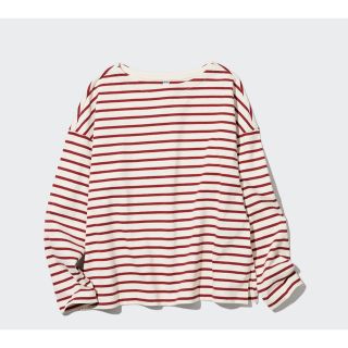 ユニクロ(UNIQLO)の【新品未使用】UNIQLO ボーダー　Tシャツ(Tシャツ(長袖/七分))